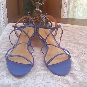 Talbots sz 10 sandals royal blue